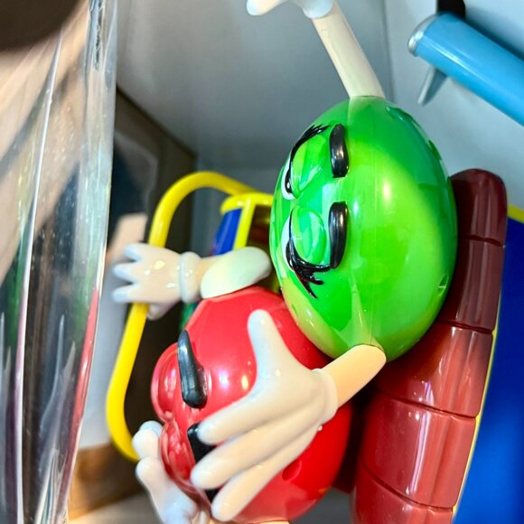 M&M's WILD THING ROLLER COASTER DISPENSER Candy M&M Red/Green Characters 2nd ed - Picture 14 of 16